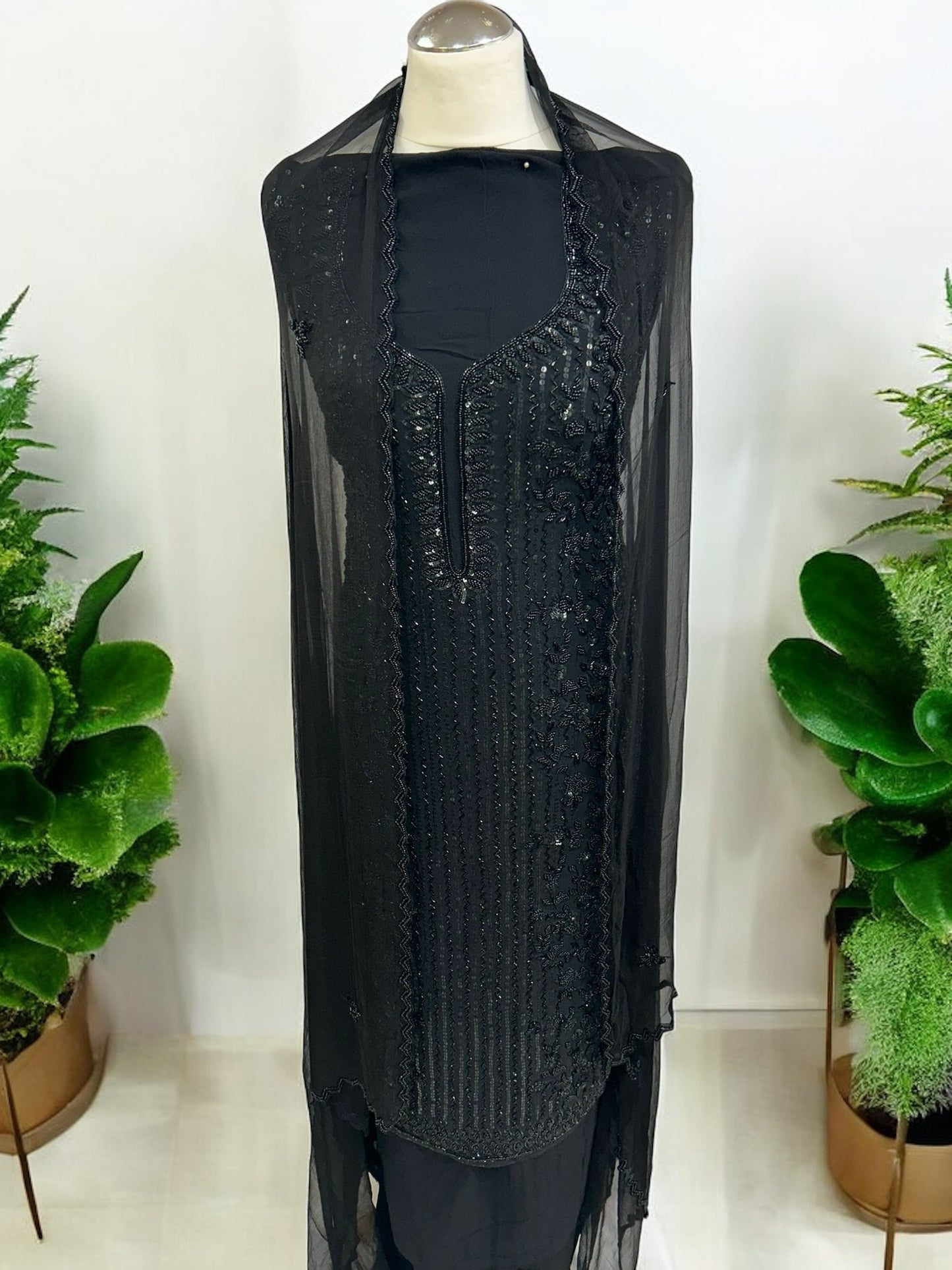 Pure Georgette - Black